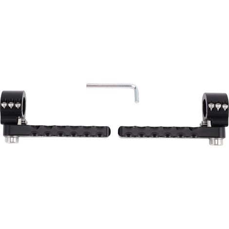 Repose-pieds avant pliant en alliage d'aluminium, barre de protection de 25mm de diamètre, repose-pieds de remplacement pour R1300GS 2013-plus tard, noir (1/5)