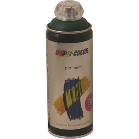 Peinture en aérosol - MOTIP - Vert mousse satiné - RAL 6005 - 400ml - Séchage rapide
