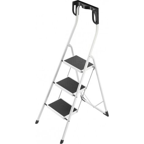 Marche pied 3 marches pliable en acier Hailo Safety Plus
