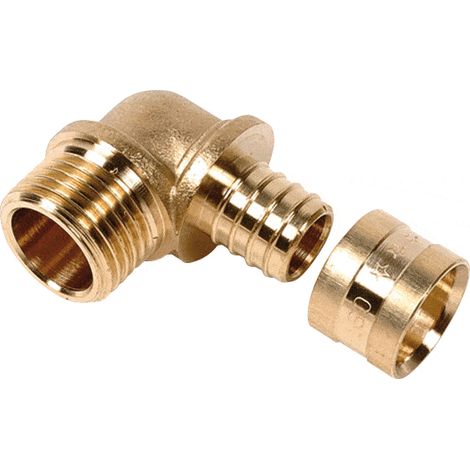 Codo macho con rosca 15x21-16
