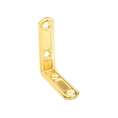 Squadretta Forata 90° Ottonata Mm60X60