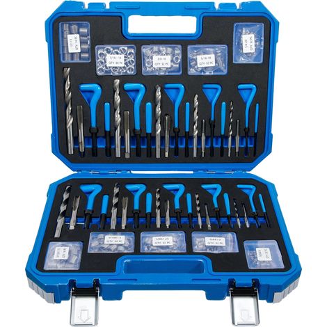 Kit riparazione filetti BGS 9483 metrico imperiale 320 pezzi
