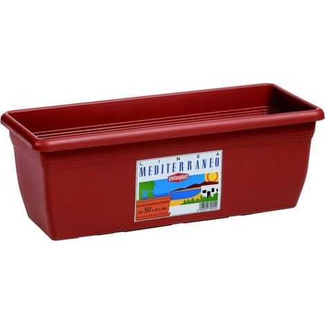 Vaso Med Rettangolare Coccio 60X20 h 16 Stefanpl (1/6)