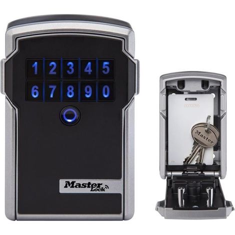 Master Lock Schlüsseltresor Bluetooth schwarz grau 5441EURD (1/5)