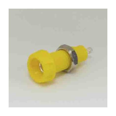 Fiche banane RS PRO Jaune Femelle 10A 50V