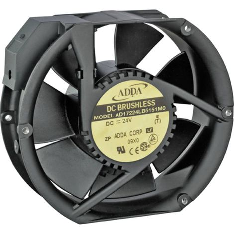 ADDA AD17224LB5151M0 Ventola assiale 24 V/DC 501.2 m³/h (L x L x A) 172 x 150 x 51 mm