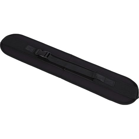 Ceinture lestée pour haltères en nylon antidérapant, idéale pour le fitness, l'entraînement des fessiers et la musculation à domicile (noire). (1/5)