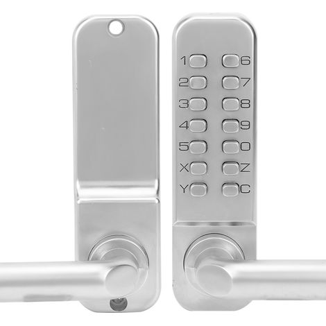 Serrure de Porte à Code Électronique Sécurisée, Verrouillage Mécanique Intelligent sans Clé pour Maison (1/5)