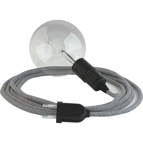 Pendelleuchte creative-cables rd65 lozenge Textilkabel 20 cm (1/3)