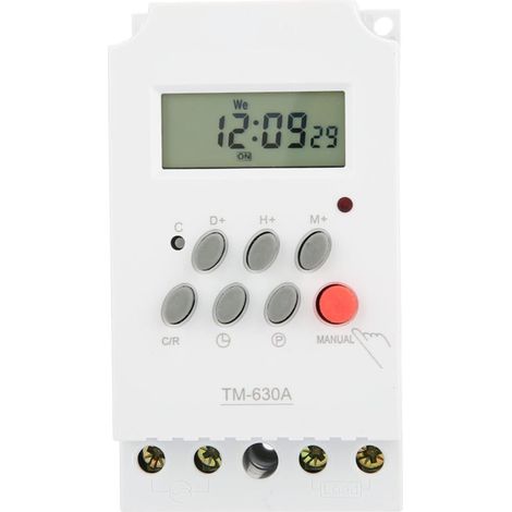 Minuterie numérique mini LCD Jiawu 12V DC/AC220V pour appareils (1/5)