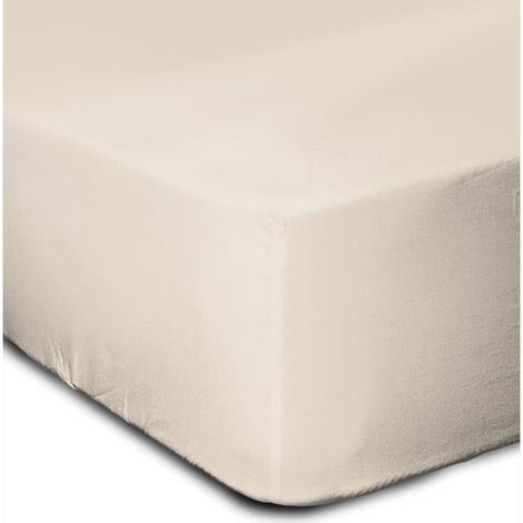 Lenzuolo con angoli Lovely Home Beige 90 x 190 cm (1/3)