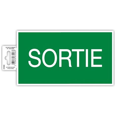 Signalétique exacompta 67006E adhésive antidérapante PVC 20 cm (1/3)