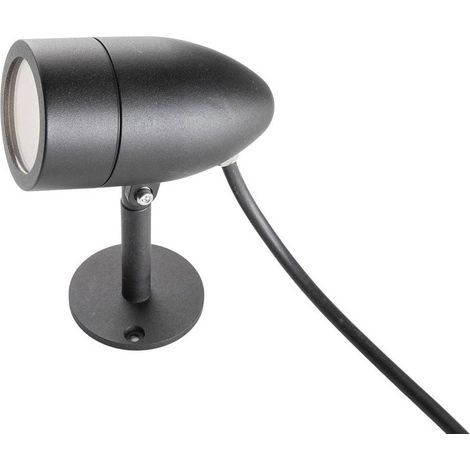 FARO DA GIARDINO ORIENTABILE 'OVI' 9 W - nero
