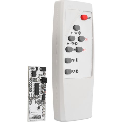 Module de capteur de télécommande pour circuit imprimé d'éclairage solaire, compatible avec les batteries 3,2 V, 6,4 V, 3,7 V et 7,4 V