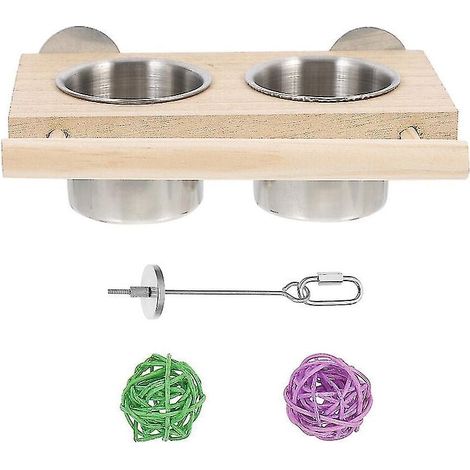 1 ensemble de mangeoires pour perroquets (1/3)