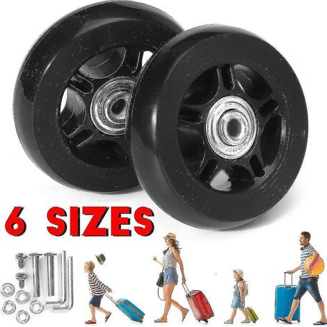 CREA Silent Trolley Case Suitcase Universal Wheel Rubber Runner Suitcase Bearing Repair Kit 40mm18mm (1/5)
