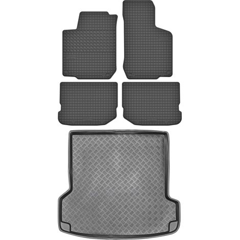 SET di tappetini in gomma per auto e tappetino per bagagliaio per Skoda Octavia I Kombi dal 1997 al 2004 (1/5)