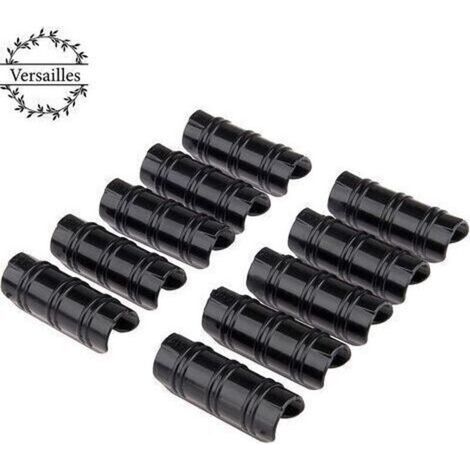 Clips de serre, 20pcs 20mm Versailles Clips de tuyau pour fixer les couvertures aux serres de jardin, films, plantes