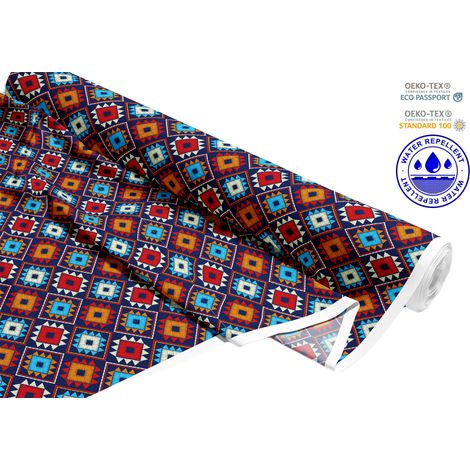 TESSUTI DECORATIVI PER ESTERNI OXFORD - Motivo etnico Boho I DR215 (1/5)