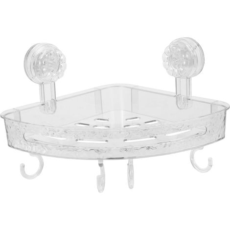 Étagère de Bain D’angle à Ventouse sous Vide en Plastique (1/5)
