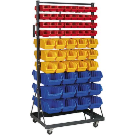 Sealey Mobile Bin Storage System with 118 Bins TPS118