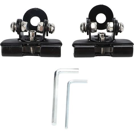 Support de Montage Universel pour Barre LED - Bracket en Fer pour Voitures, SUV, Utilitaires - Angle Ajustable 60°/180° - Kit avec 2 Pièces et Clés Hexagonales (1/5)