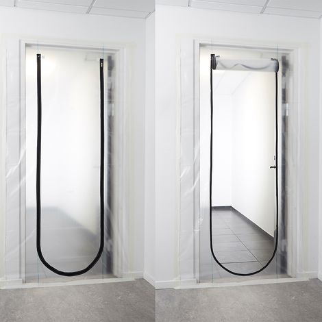 Barrière Anti-poussière Porte Protection Efficace Contre La Poussière De Chantier - Probuilder