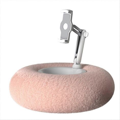 Coussin support pour tablette, support de téléphone réglable à 360° pour lit (1/5)