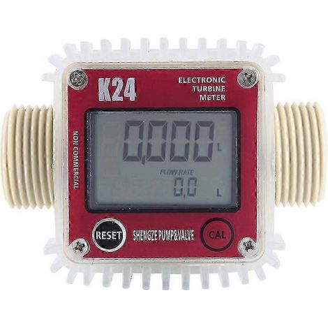 Pro K24 digitaler Turbinen-Durchflussmesser für Dieselkraftstoff, Chemikalien und Wasser (1/4)