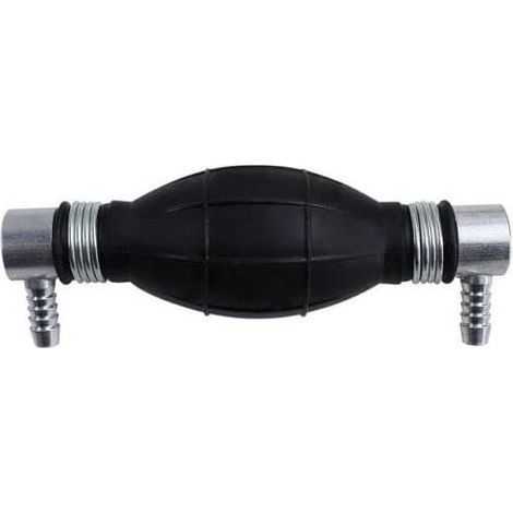 Pompe à poire d'amorçage pour système d'alimentation en carburant diesel essence 8 mm angle 90° universel (1/3)