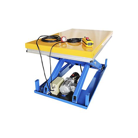 Hubtisch  Tragfähigkeit 1200 kg  Plattform LxB 1350 x 800 mm