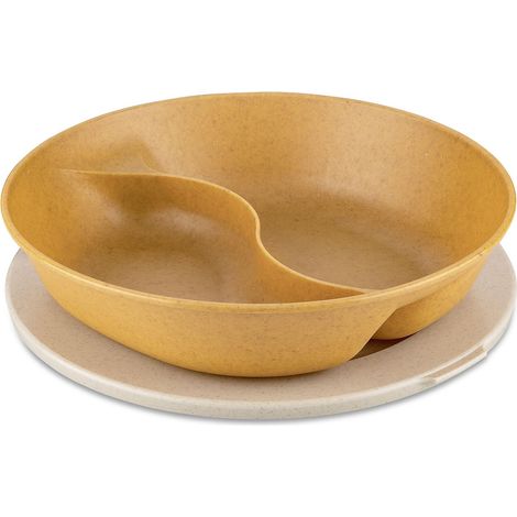 Assiette SEPAREE avec compartiment et couvercle, 1,5 l, KOZIOL (1/4)
