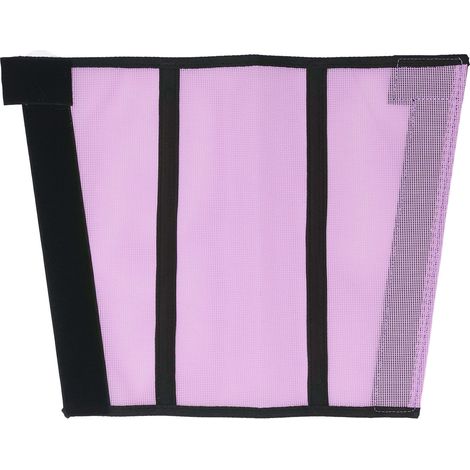 Lot de 4 protège-jambes pour chevaux, guêtres respirantes en maille pour l'écurie et le pâturage, violet (1/5)