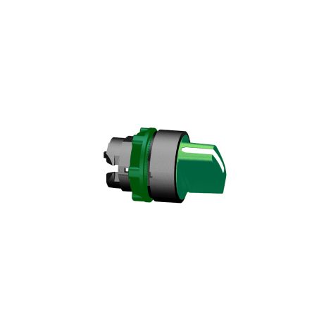 Testa selettore - 3 posizioni Ø22 - verde - ZB5AD503