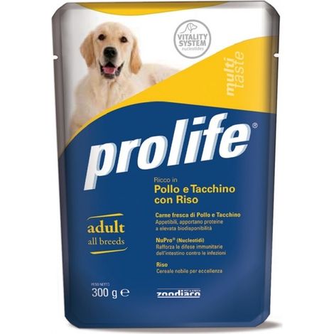Cane - Pollo, Tacchino & Riso Prolife 300 gr