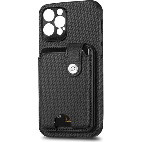 Funda tipo cartera, soporte multiángulo, ranuras para tarjetas, piel sintética, compatible con iPhone 14 Pro Max (1/5)