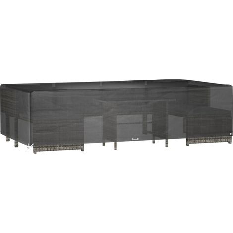 Maison Exclusive - Copertura Mobili Giardino 12 Occhielli 315x160x75 Rettangolare (1/5)