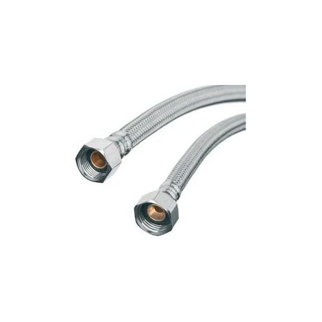 Tubo flessibile intrecciato in acciaio inox, filettatura interna/interna, 40 cm 1/23/8 - H/WS-02-040 (1/2)