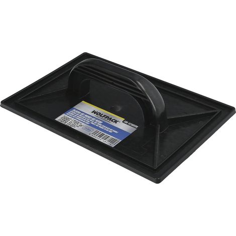 WOLFPACK LINEA PROFESIONAL Talocha Plastico 27x18 cm. HandleSchwarz Rund Mit Alveolen