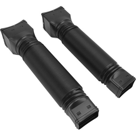Universelles flexibles Verbindungsrohr für Dachrinnen, ausziehbar von 20" bis 29", schwarz (1/5)
