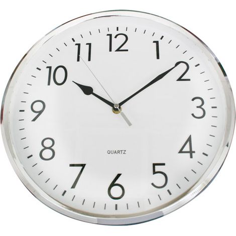Runde elektronische Wanduhr White 93.325 Electro Dh 8430552144242