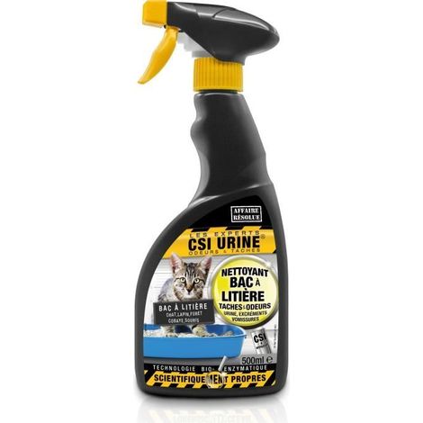 CSI URINE - Spezieller natürlicher Reiniger für die Katzentoilette - Spray 500 ml