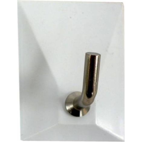 5 x SC GANCIO ADESIVO IN PLASTICA 1 POSTO 8 PZ