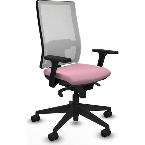 Piqueras y Crespo Chaise de Bureau Rose Confort Moderne