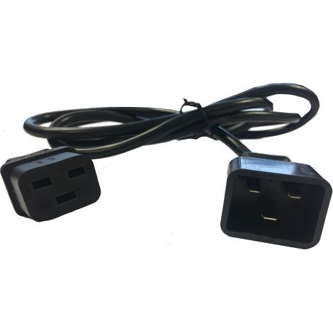 Cable Alimentación C20/C19 Salicru 663BA000002 Negro 1,8 m