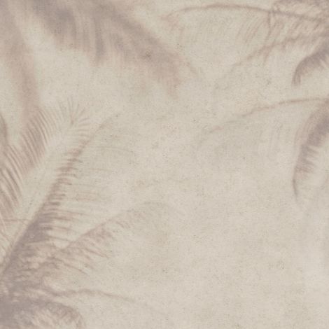 papier peint panoramique feuilles de palmier beige et gris  - Komar