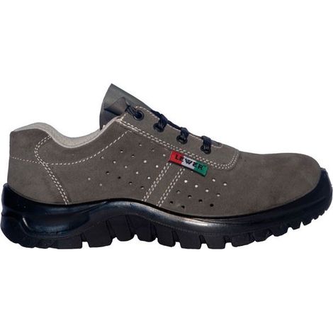Zapatos de seguridad unisex LEWER antideslizante SCAMOSCIATE 3101 S1P CLASSIC  Talla: 47