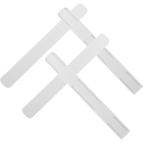 Rails de tiroir ORFOFE, lot 4, en HIPS blanc, surface lisse, pour et (1/4)