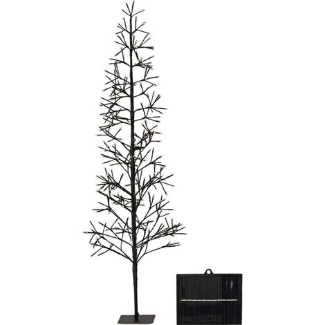Albero solare microLED (luce tremolante) 192 LED LUMINEO bianco caldo (1/3)