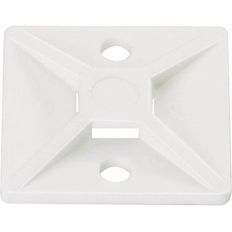 HellermannTyton MB4-N66-NA-C1 Basetta di fissaggio avvitabile 151-28479 aperture su 4 lati, senza alogeni, stabilizzata (1/2)